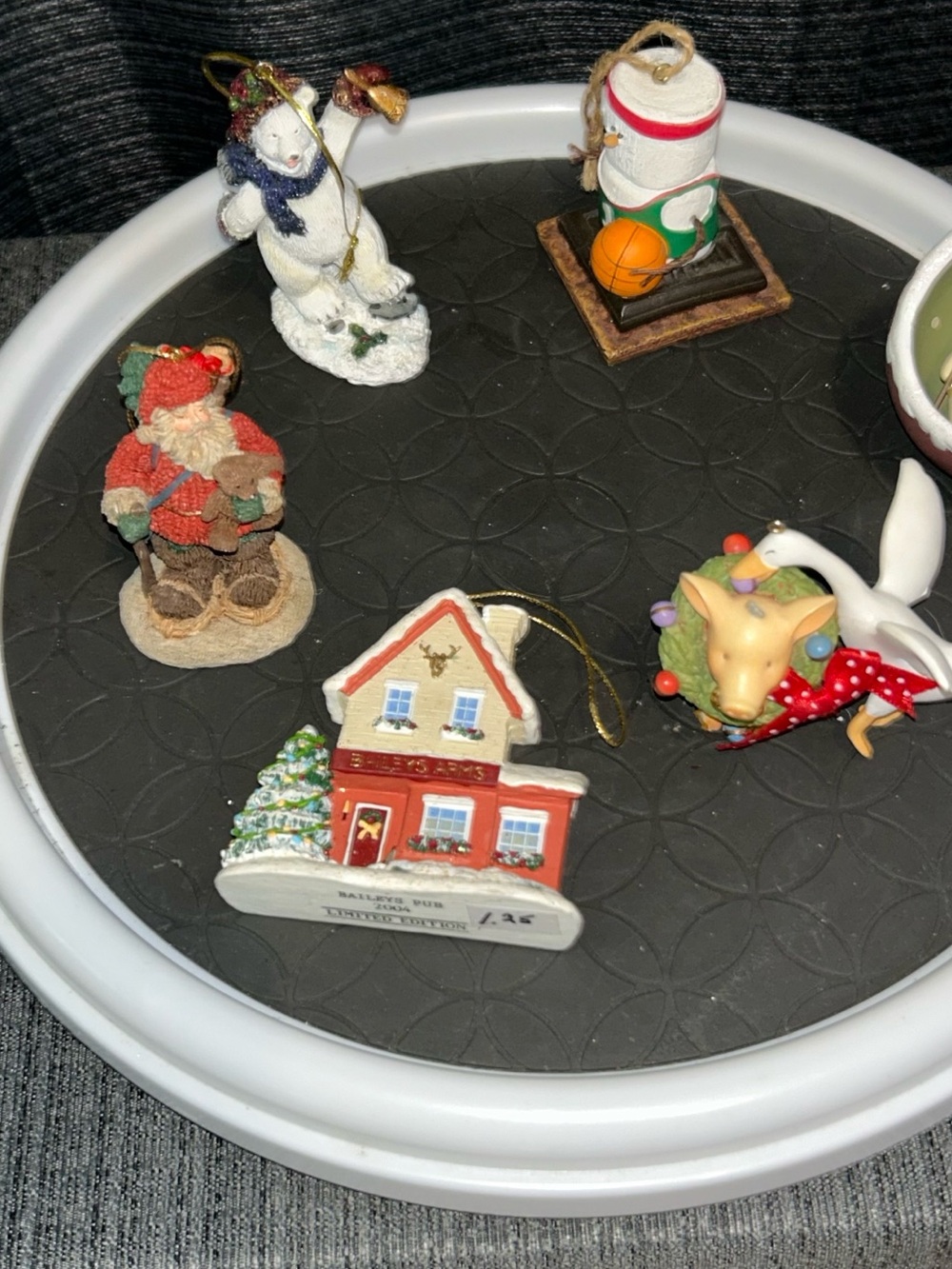 Vintage Home Holiday Assorted Christmas Ornaments - Red, White, Green GC Lot